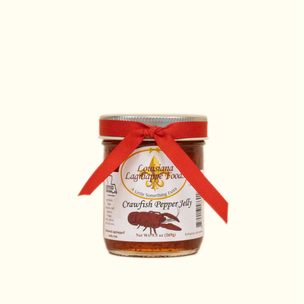 Louisiana Lagniappe Foods Southern-Style Jellies - Crawfish Pepper Jelly - Aunt