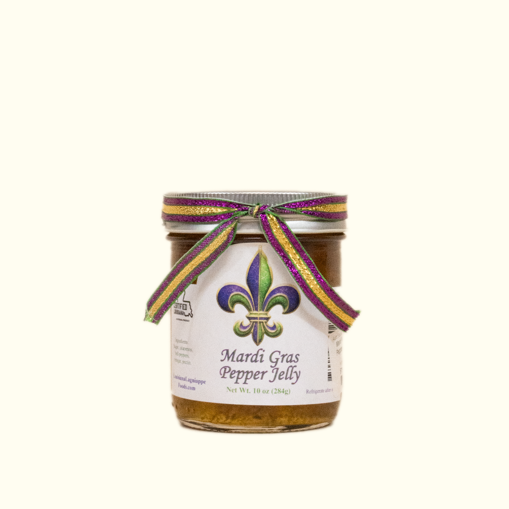 Louisiana Lagniappe Foods Southern-Style Jellies - Mardi Gras Pepper Jelly