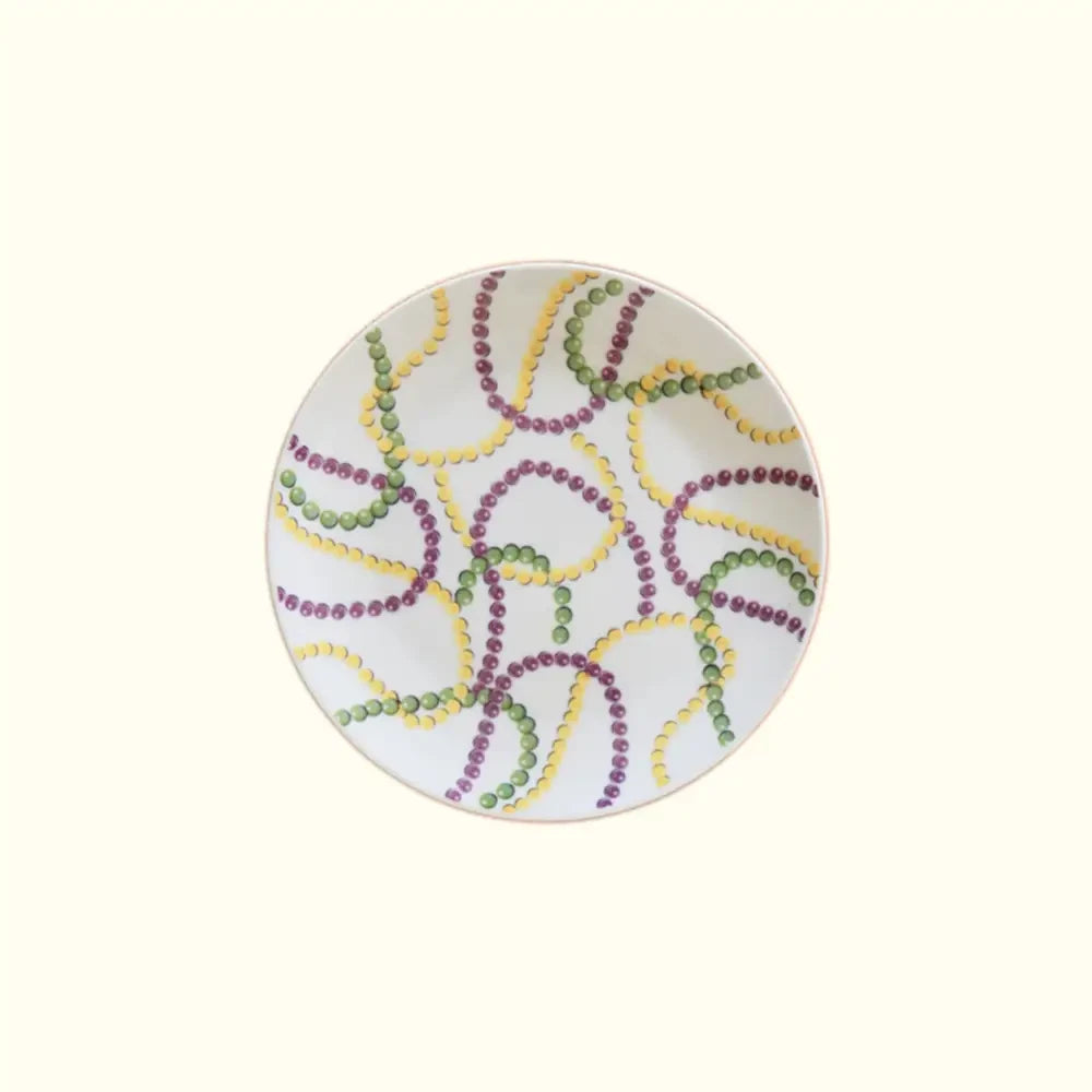 Mardi Gras Beads Plate - Aunt Sally’s