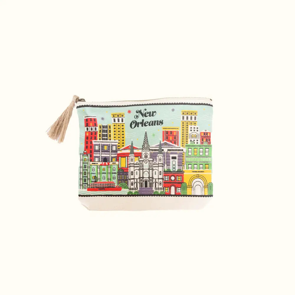 New Orleans French Quarter City Blocks Pouch - Aunt Sally’s Pralines