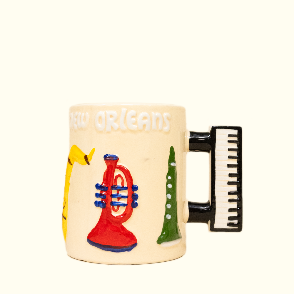 New Orleans Jazz Instruments Mug - Aunt Sally’s Pralines