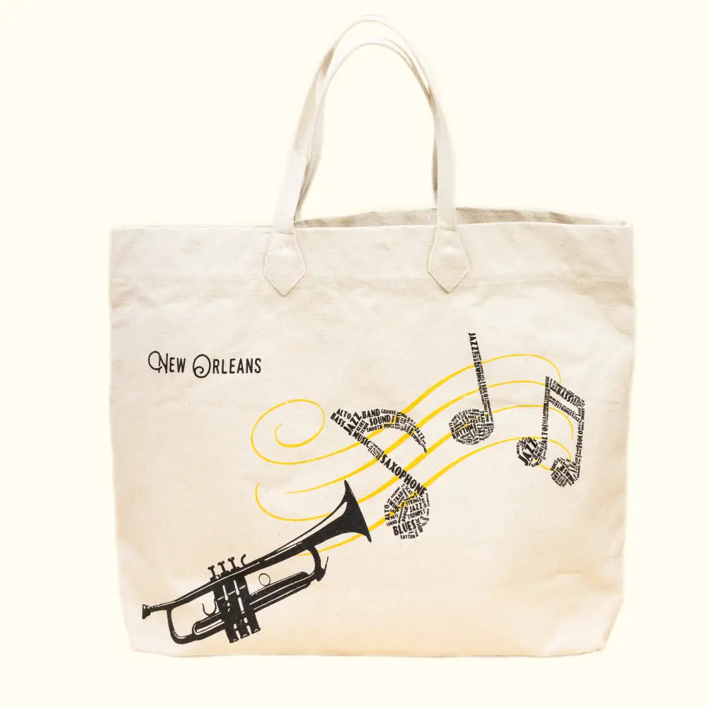 New Orleans Jazz Tote Bag - Aunt Sally’s Pralines