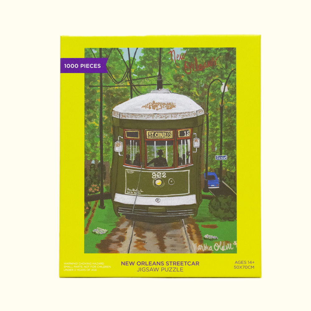 New Orleans Streetcar Jigsaw Puzzle - Aunt Sally’s Pralines