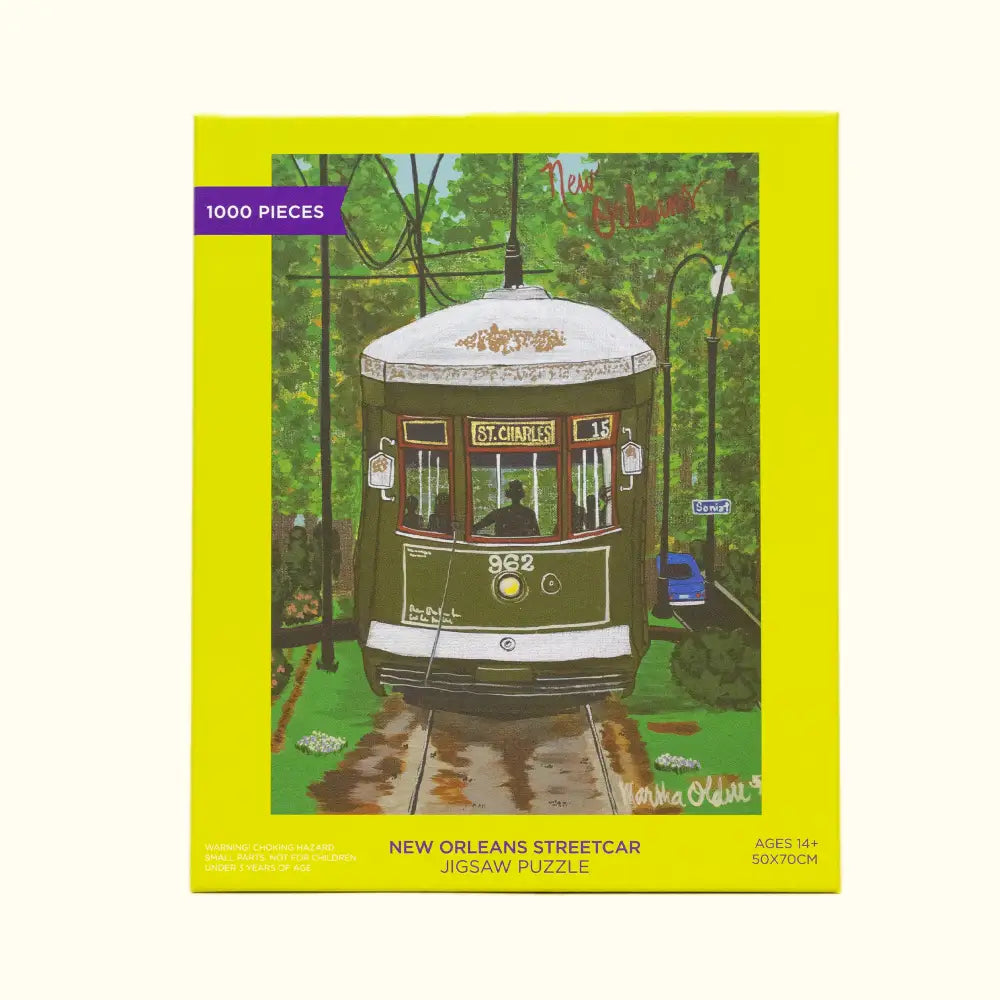 New Orleans Streetcar Jigsaw Puzzle - Aunt Sally’s Pralines