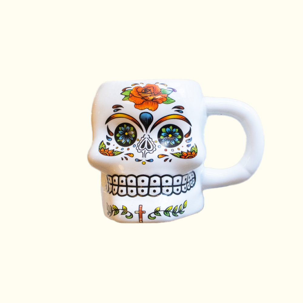 New Orleans Sugar Skull Mug - Aunt Sally’s Pralines