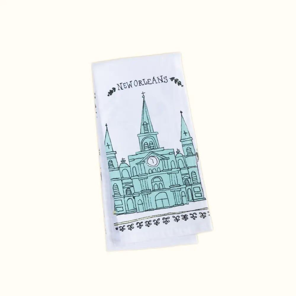 Sketchy New Orleans Kitchen Towel - Aunt Sally’s Pralines