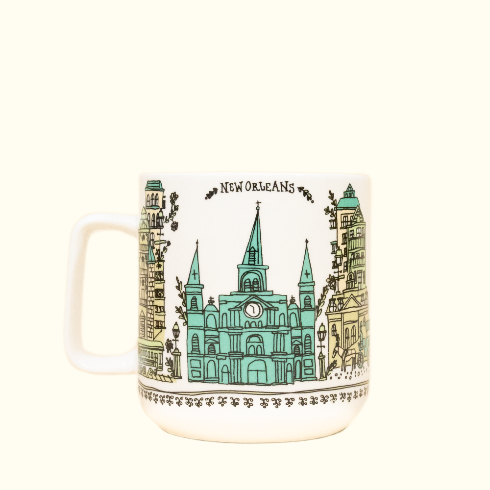 Sketchy New Orleans Mug - Aunt Sally’s Pralines