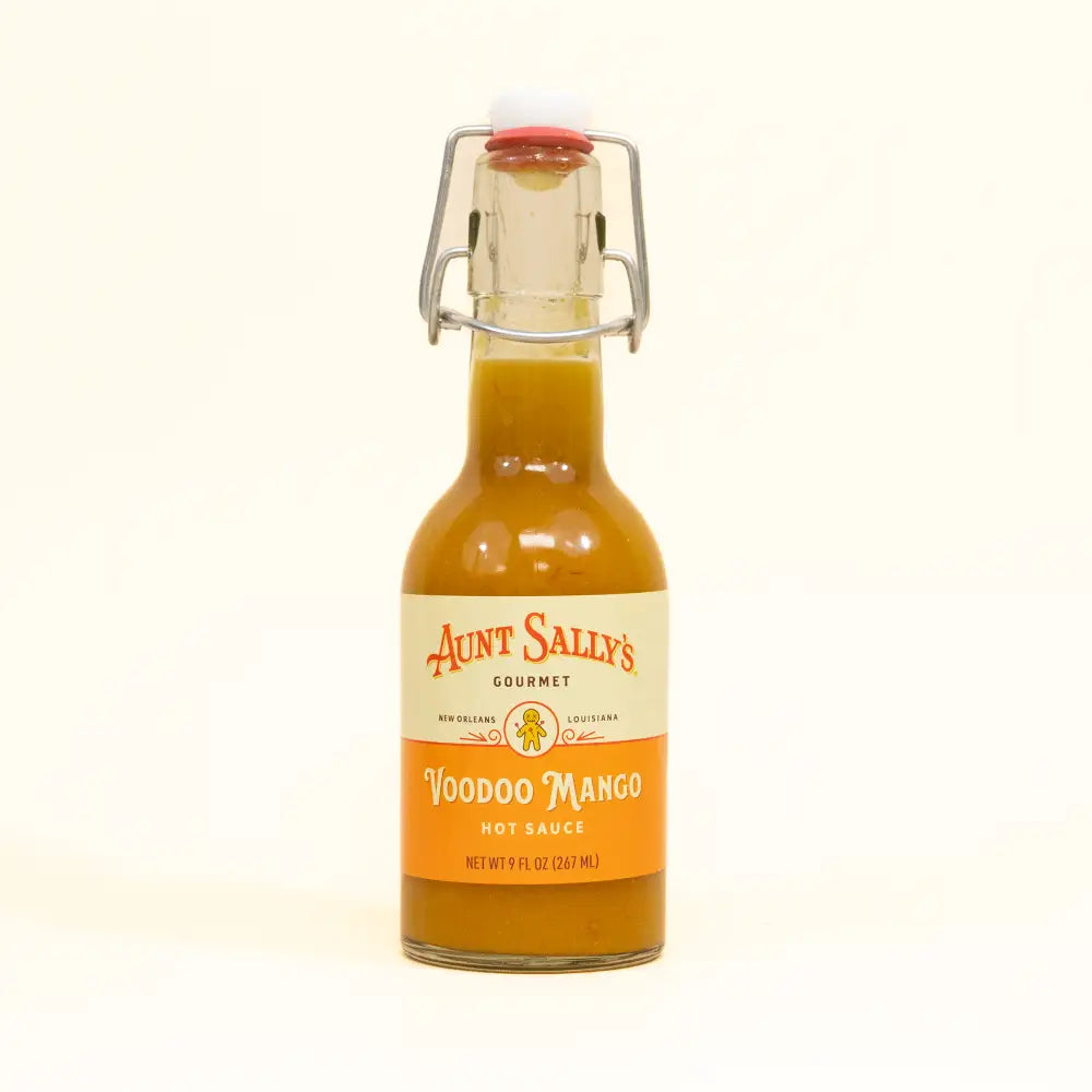 Voodoo Mango Hot Sauce - New 9 fl. oz. (267 mL) - Aunt Sally’s Pralines