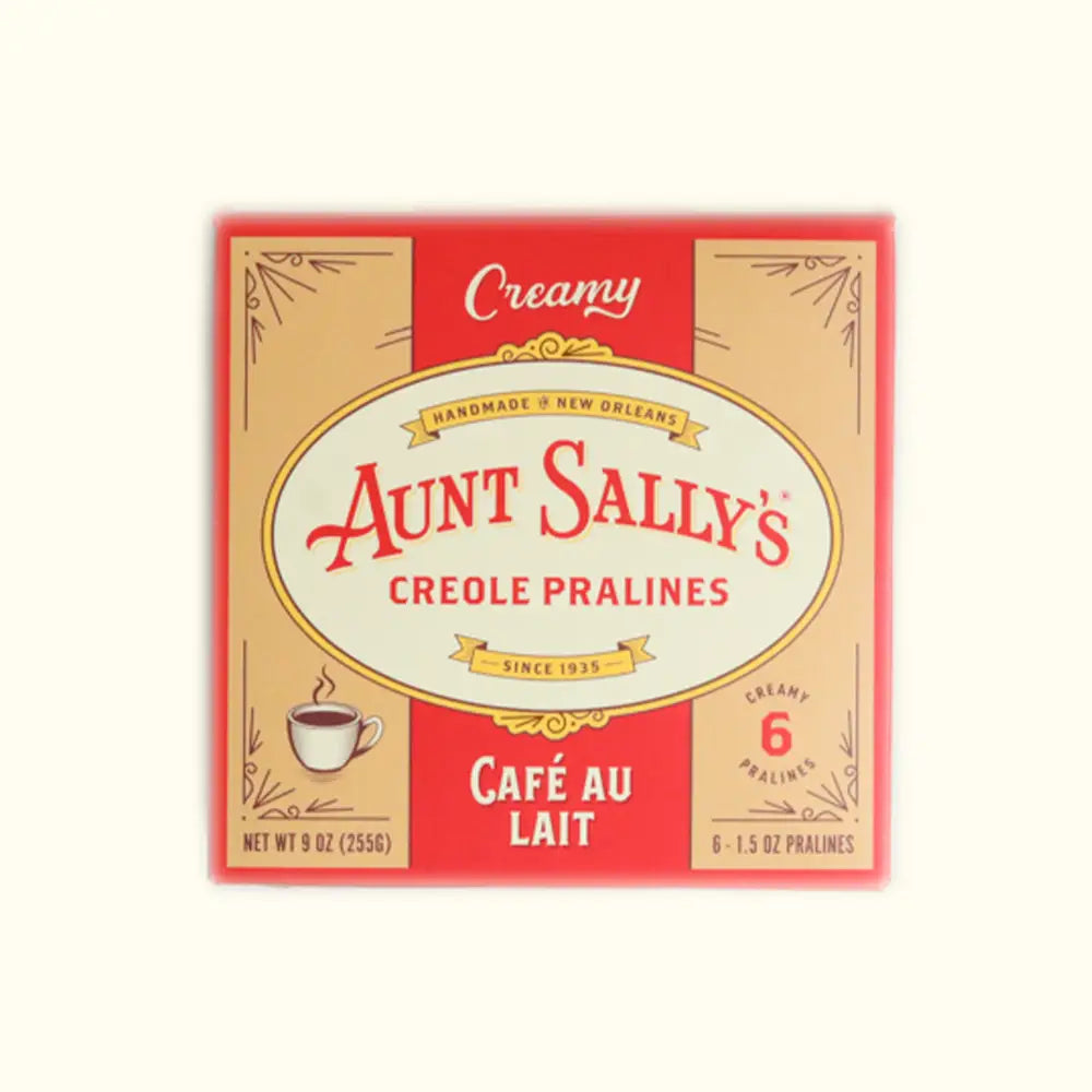 Creamy Café au Lait Pralines - Box of 6 - Aunt Sally’s Pralines