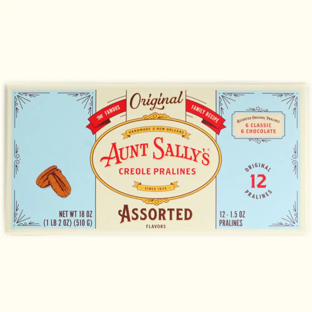 Original Assorted Pralines - Box of 12 Aunt Sally’s